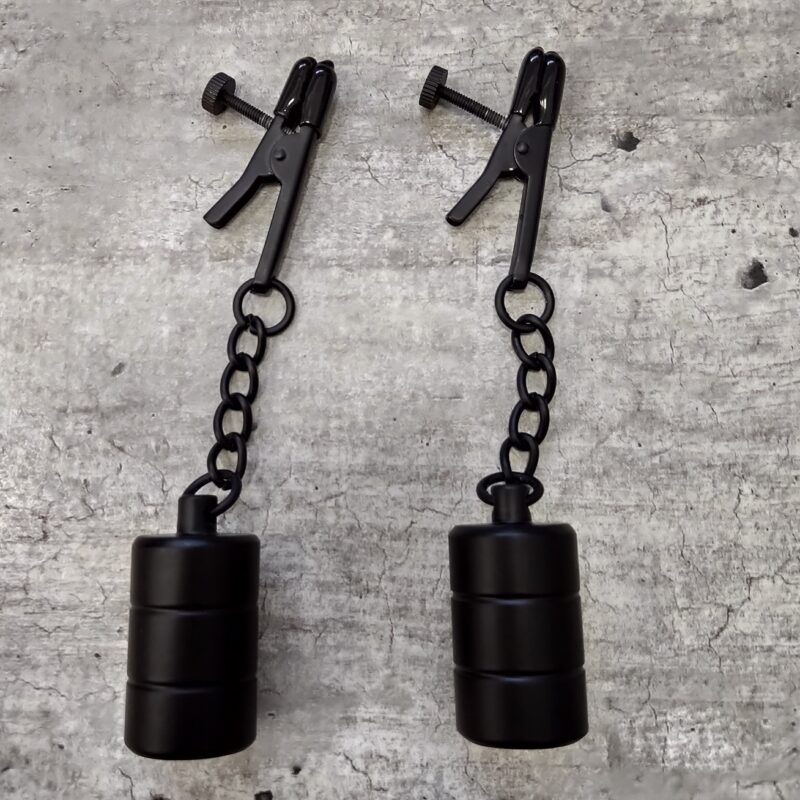 Fekete aligator mellcsipesz-170g.