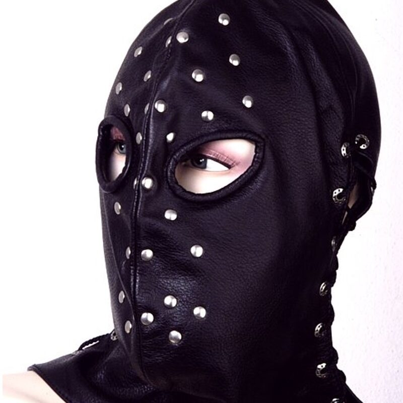 Fejmaszk marhabőrből. Méret:L/XL