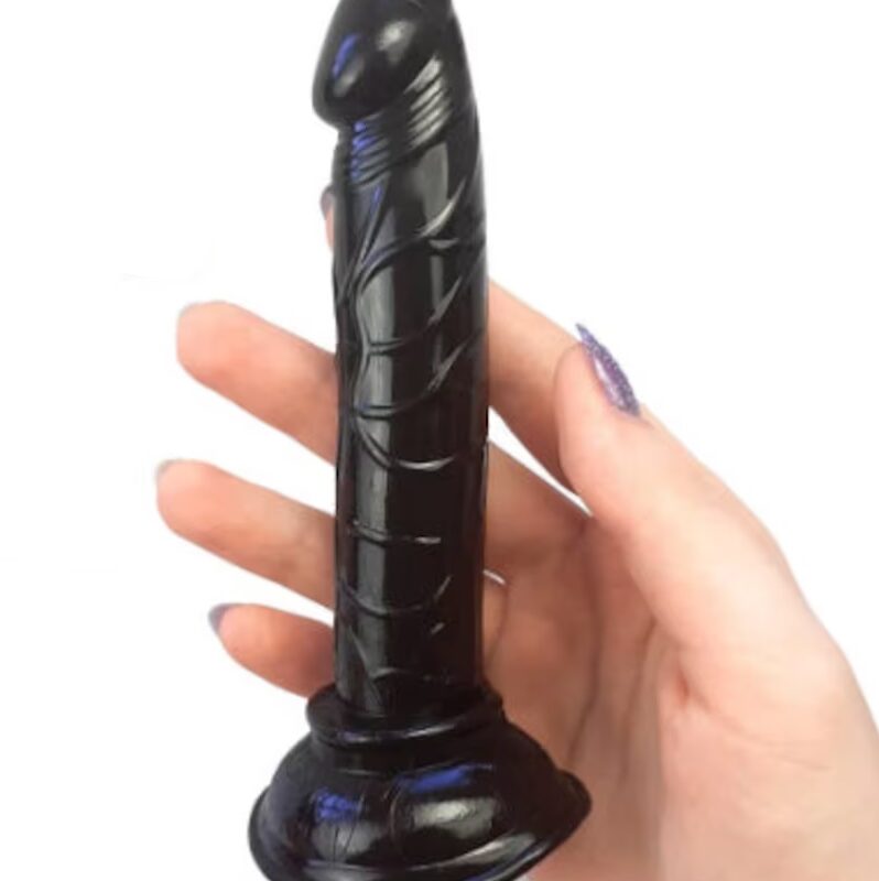 Adam fekete kis dildó-13cm.