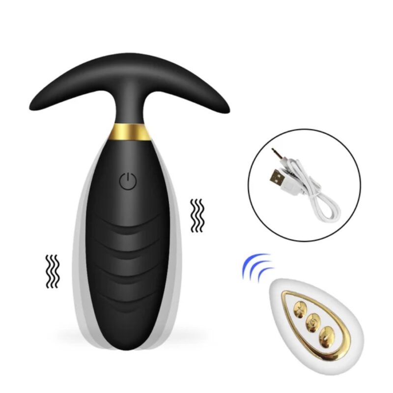 Colorado távirányítós vibro szilikon plug, akkus. Távirányítóval