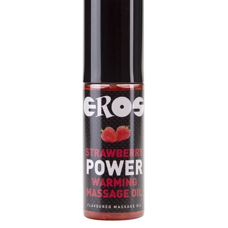 Strawberry Power Warming Massage Oil 100 ml.