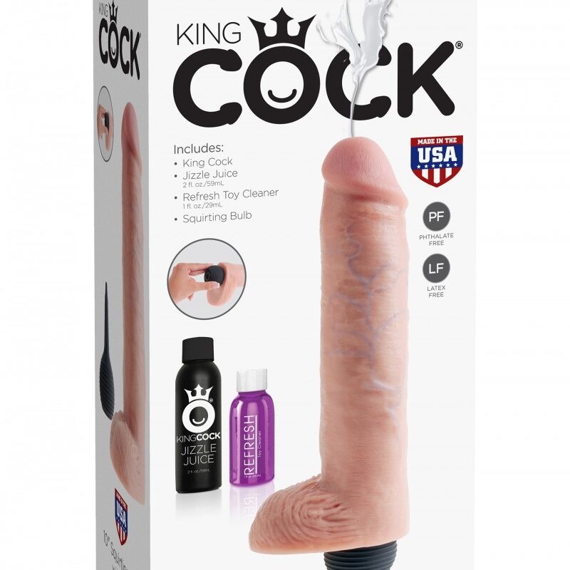 King Cock SQUIRTING COCK-25cm.