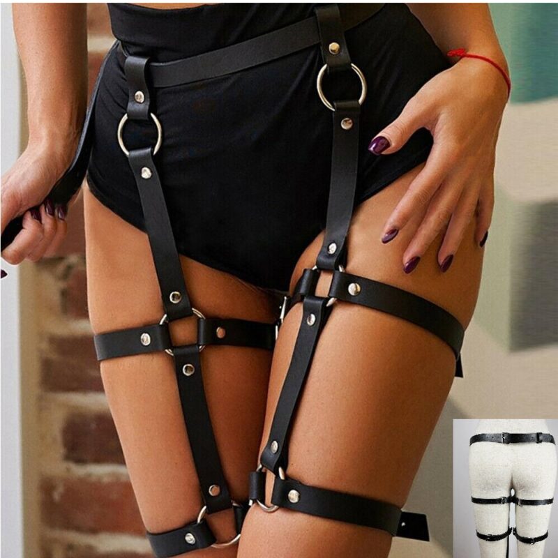 Women Leg Harness -dupla.