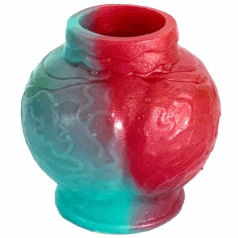 Nagy gömbőc szilikon péniszgyűrű.