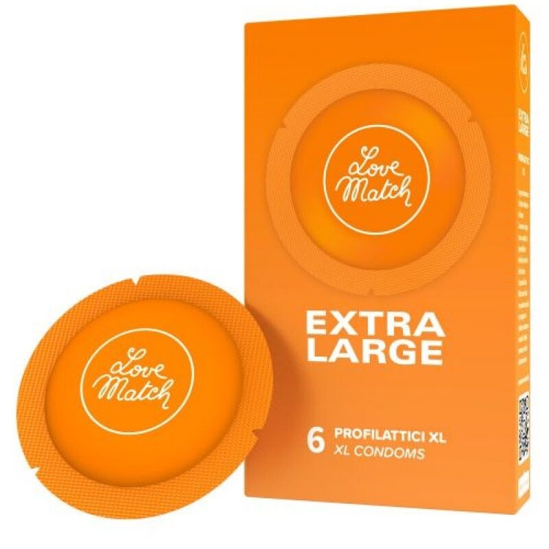 Love Match Extra Large condoms 6db.