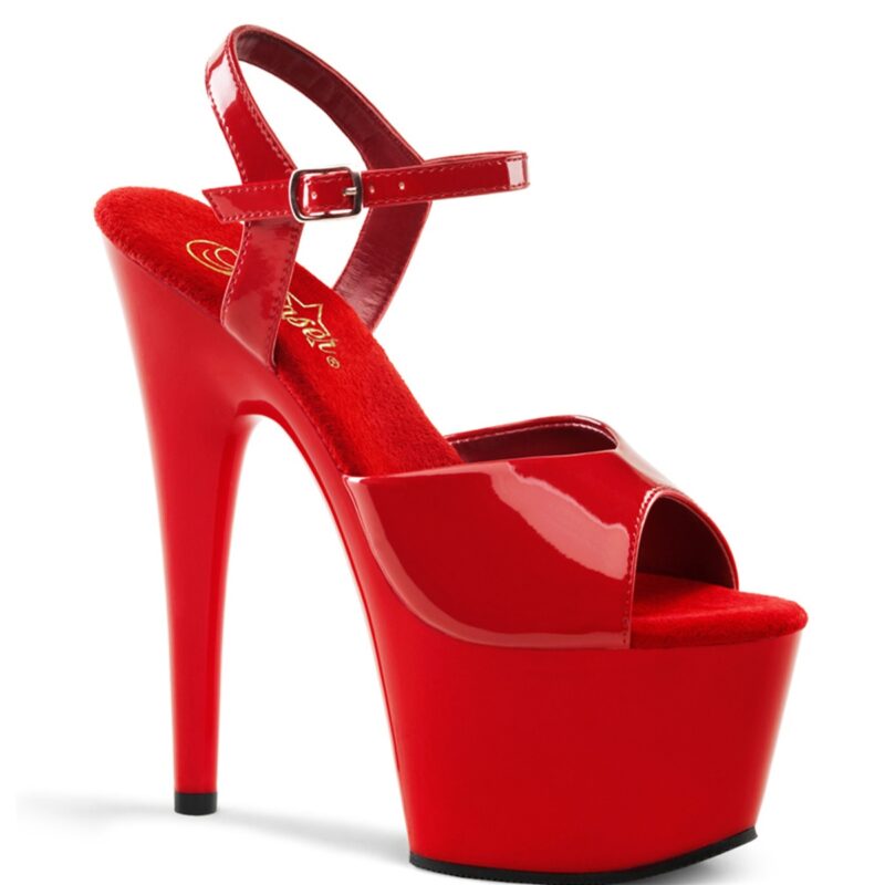 Pleaser piros platform szandál ,No.asp609. 38-as