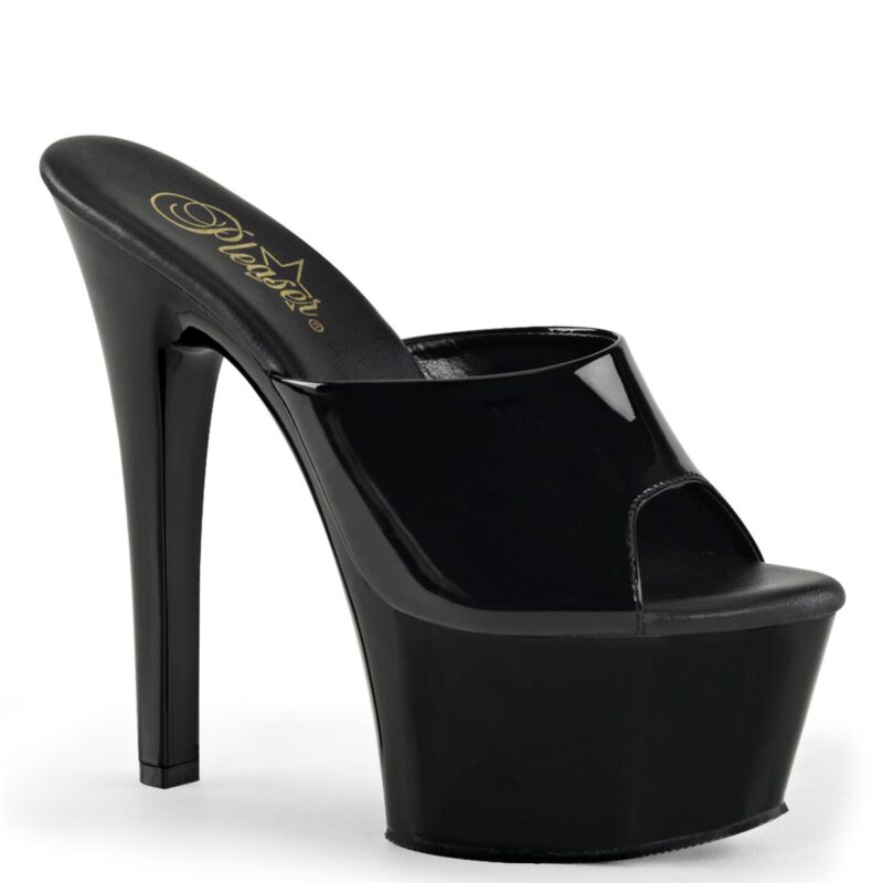 Pleaser Aspire fekete platform papucs. 38-as