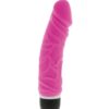 Silicone classic vibrátor pink.