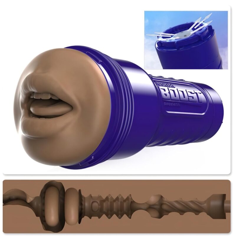 Fleshlight Boost Blow - élethű száj maszturbátor