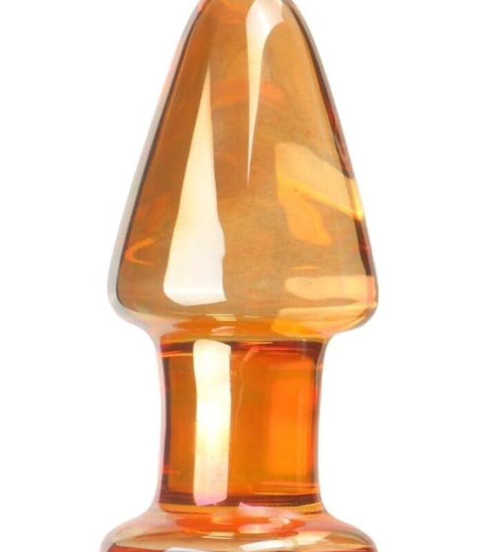 Gold üveg anal plug.