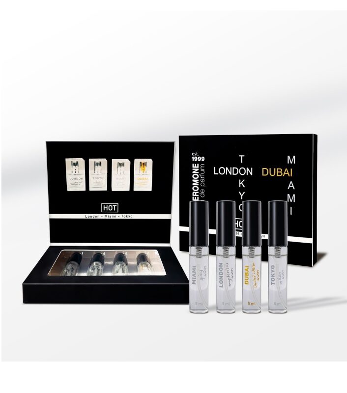 HOT Pheromone Perfume Box LMTD men - 4x5ml