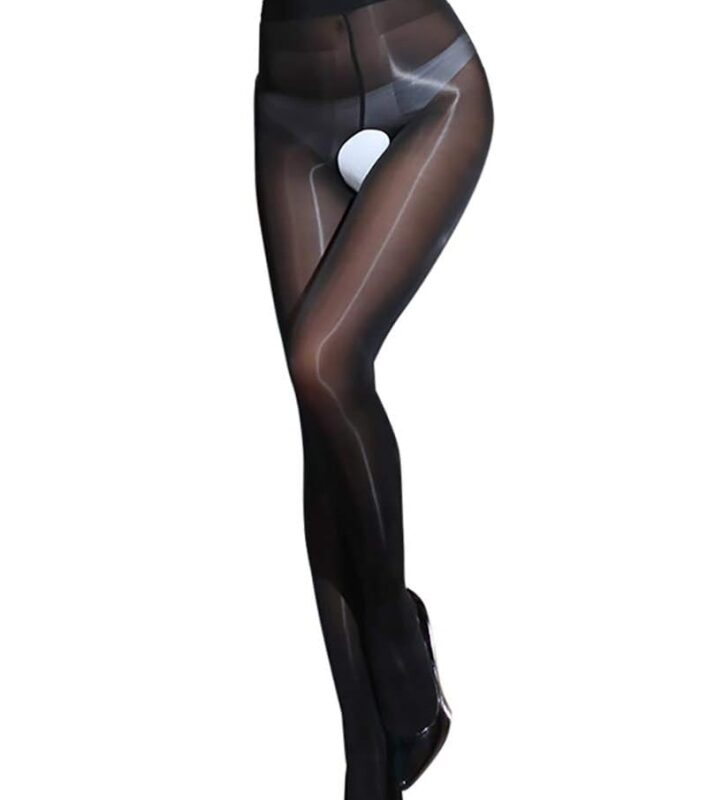 Lauren nyitott fekete harisnya.