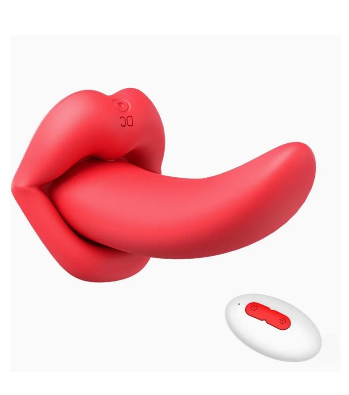 Martin piros távirányítós szilikon vibro nyelv ,akkus.