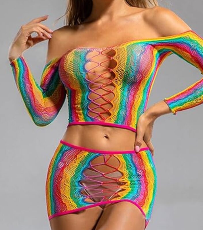 Rainbow Poppy necc szett.