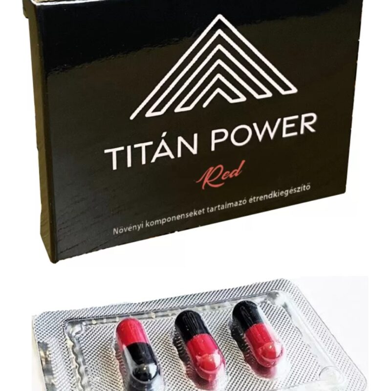 Titán Power Red potencia - 3db kapszula.