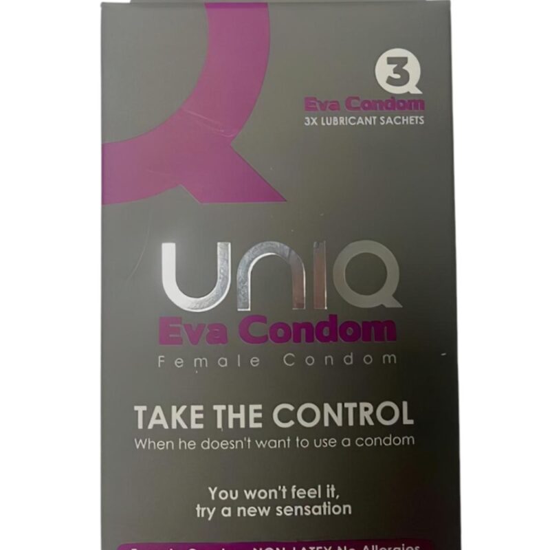 Uniq Eva - latexmentes női óvszer -3db