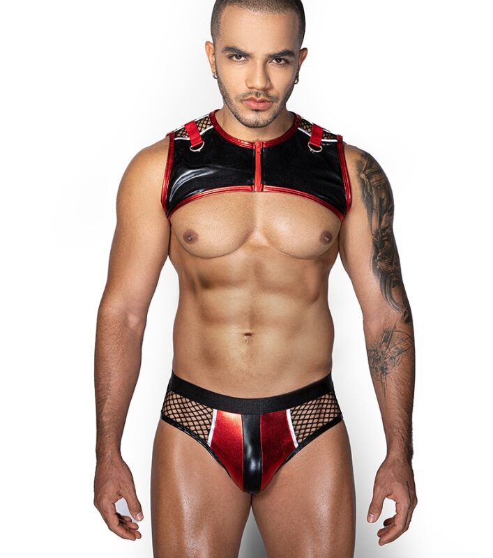 William fekete,piros férfi ruha szett. Méret:S/M