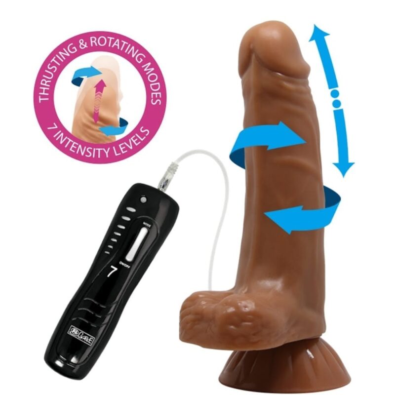 Beautiful Easton dildó,forog és le-fel.