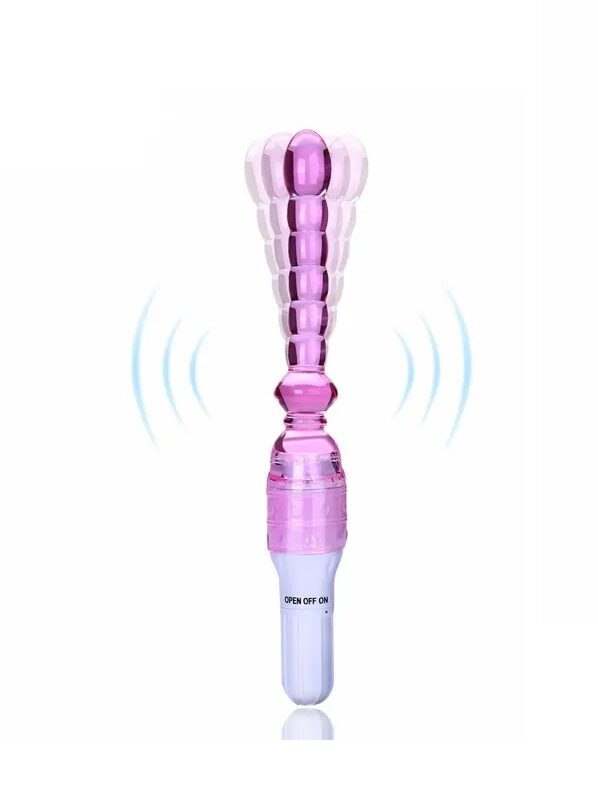 Vibrátoros zselés anál rúd. Lila