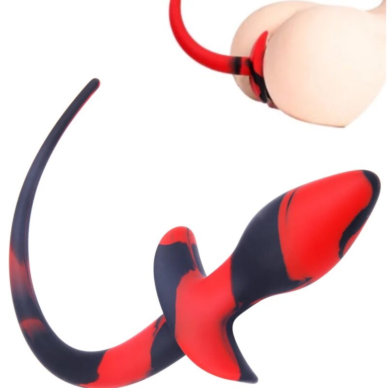 Wilson szilikon anál farkinca. Piros