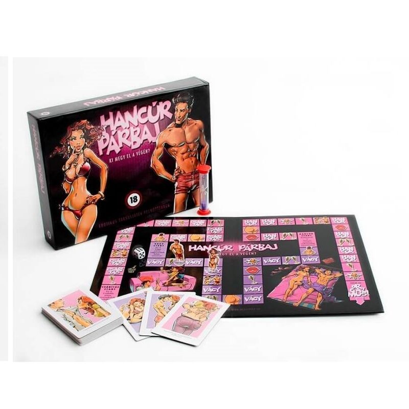 Hancúr Párbaj erotikus társasjáték.
