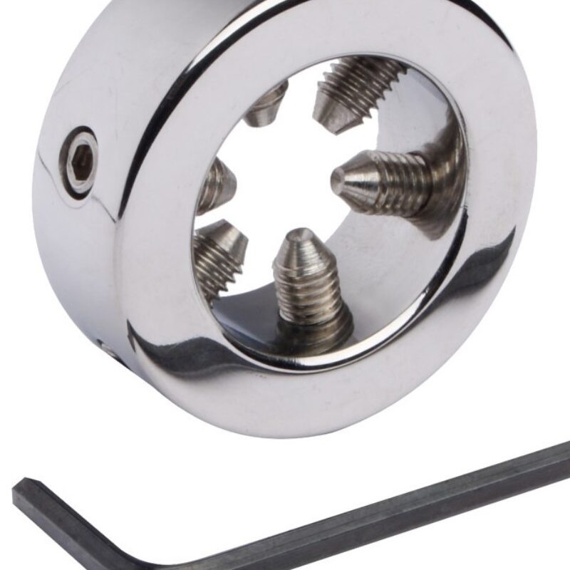 Acél makkgyűrű csavarokkal. Belső átmérő:28mm.