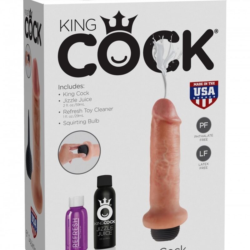 King Cock SQUIRTING COCK-16cm.