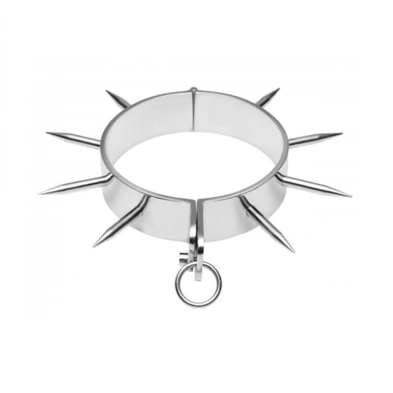 Tüskés acél nyakörv.