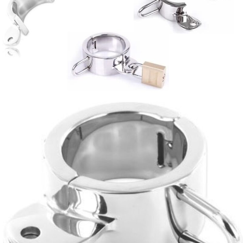 Szétnyitható acél farokgyűrű akasztóval. átmérő:4,5cm.