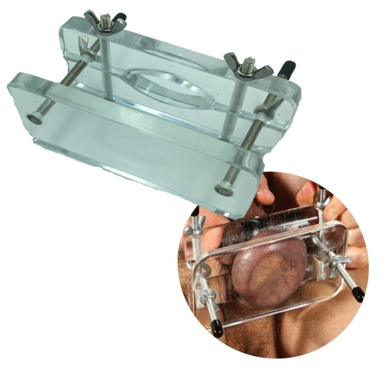 Here satu -átlátszó acryl.