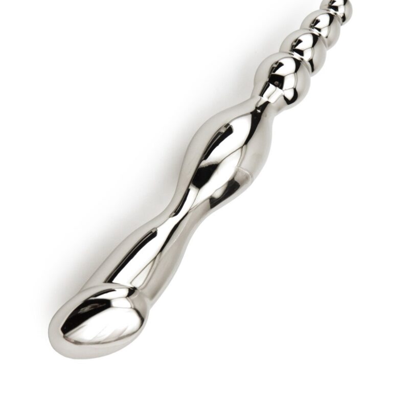 Golyós acél dupla dildó.