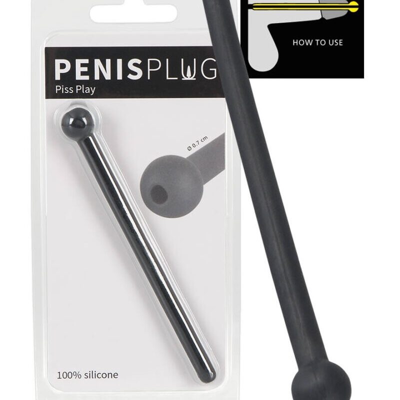 Piss Play dilator - üreges, szilikon.
