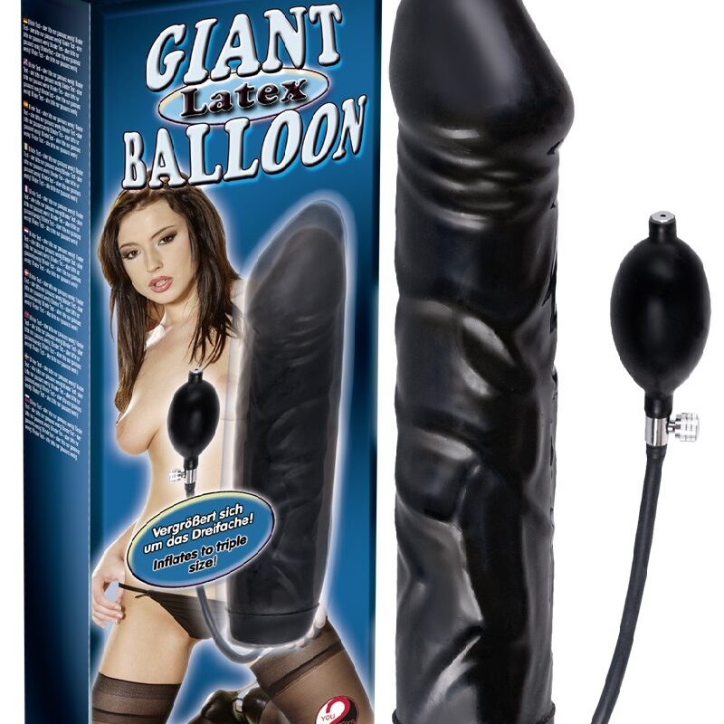 Gigantikus latexballon - fekete.