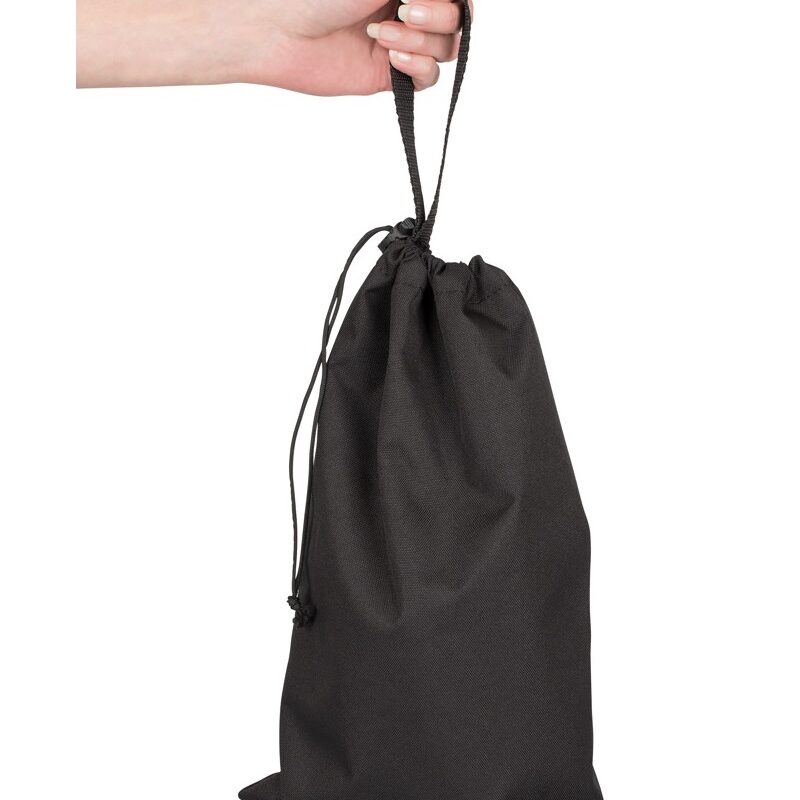 Fekete vászontáska-35cm.