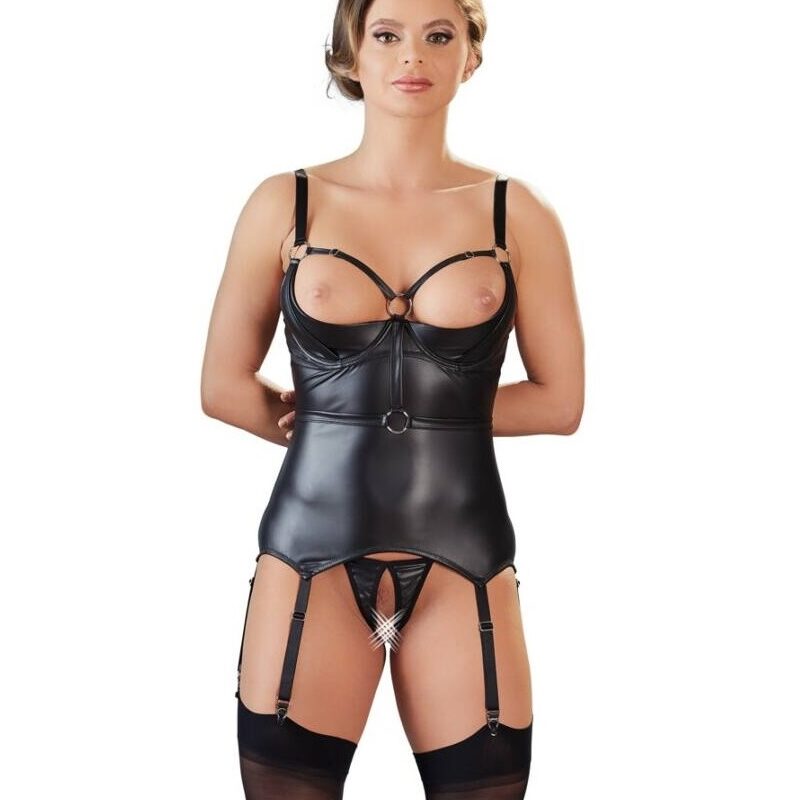 Fényes, mellemelős felső kézrögzítőkkel. Méret :L