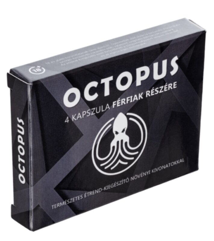 Octopus - étrendkiegészítő kapszula férfiaknak -4db.