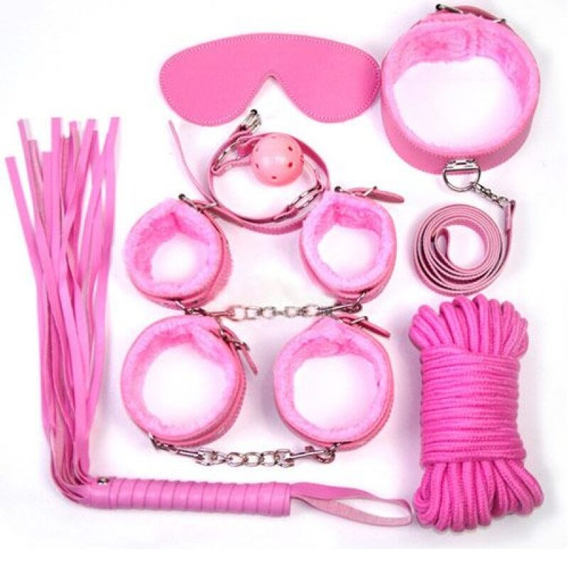 BDSM szett pink 8dbos.
