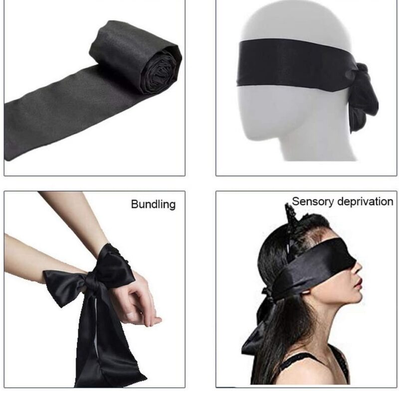 Milanó fekete szatén kendő.