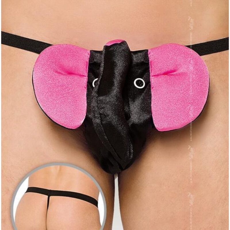 Elefáni alsó-fekete-pink.