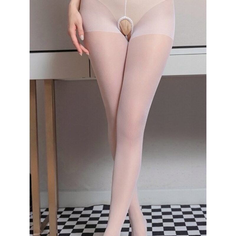 Holly nyitott harisnya, fehér színű Méret:S-L