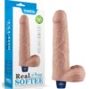 REAL SOFTEE vibrator,herés,akkus -20cm