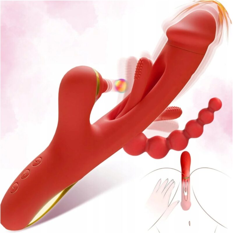 RED háromszoros stimulációs vibrátor,akkus