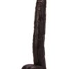 Long Dildo Black -43cm.