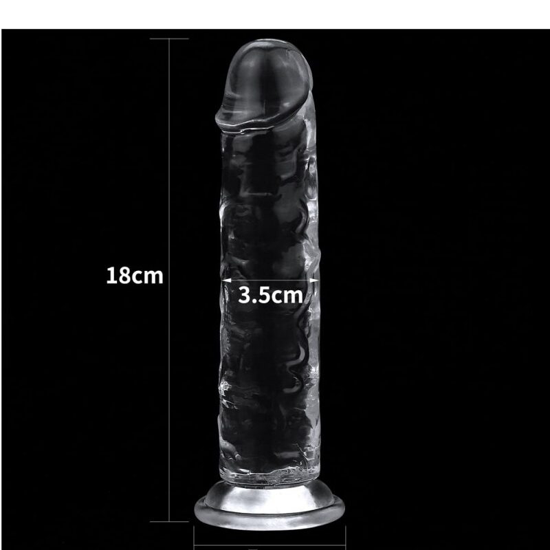 Flawless Clear Dildo-18cm.
