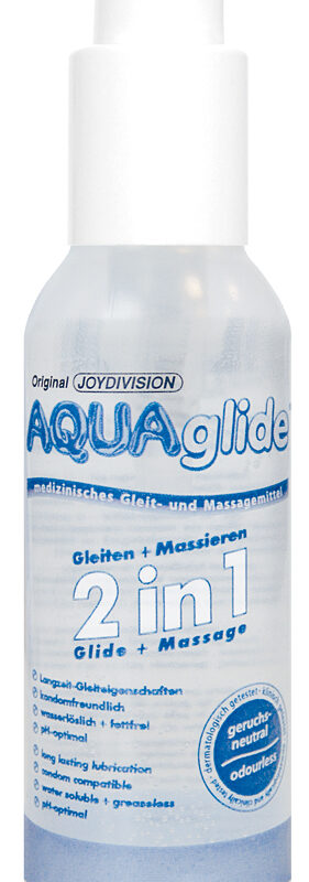 AQUAglide 2in1,síkosító+massage-125 ml.