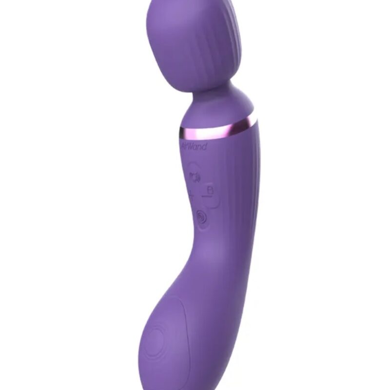 AirWand 2in1 léghullámos masszírozó vibrátor,akkus. Lila