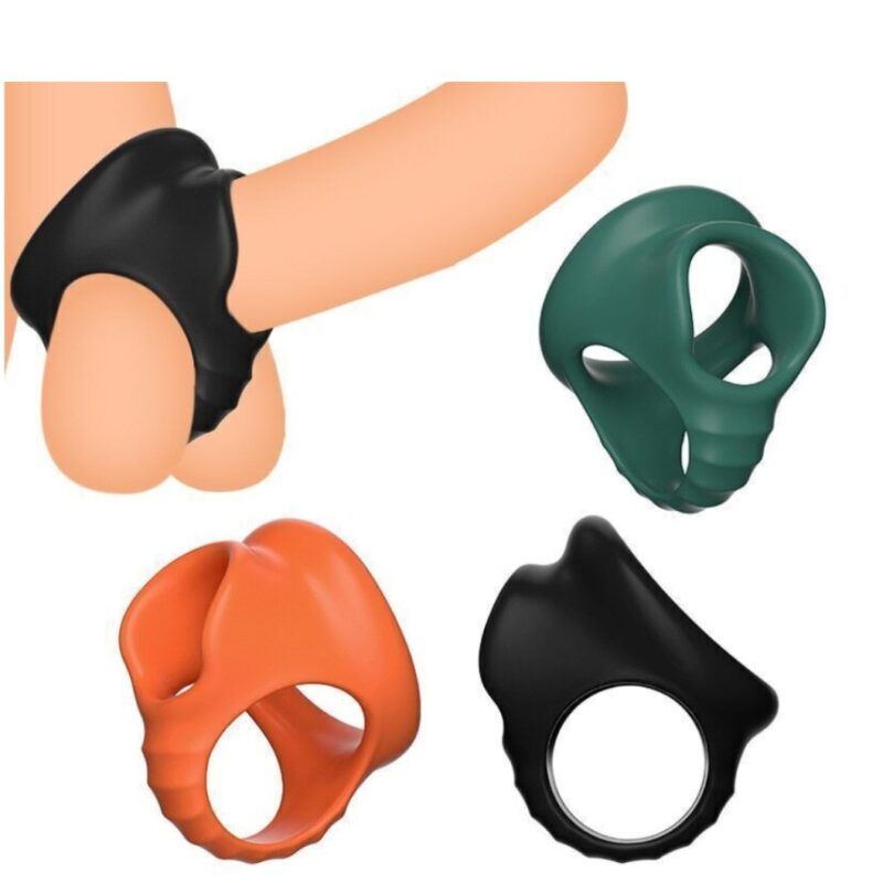 Dean heregyűrű szilikonból. Fekete