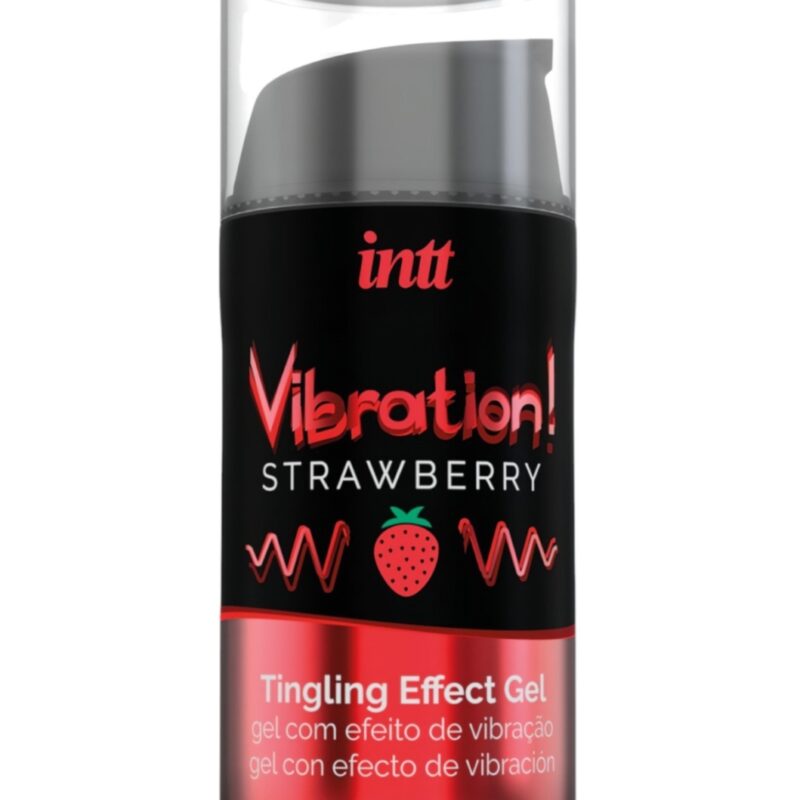 Intt Vibration! - folyékony vibrátor,eper 15ml