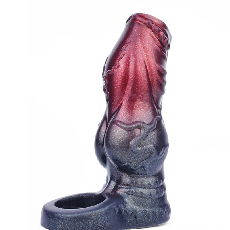 Lexington barna szilikon nyitott végű péniszfeltét