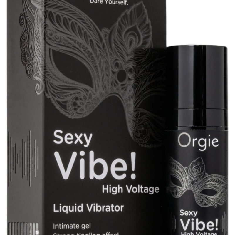 Orgie Sexy Vibe High Voltage - unisex folyékony vibrátor 15ml Natúr íz